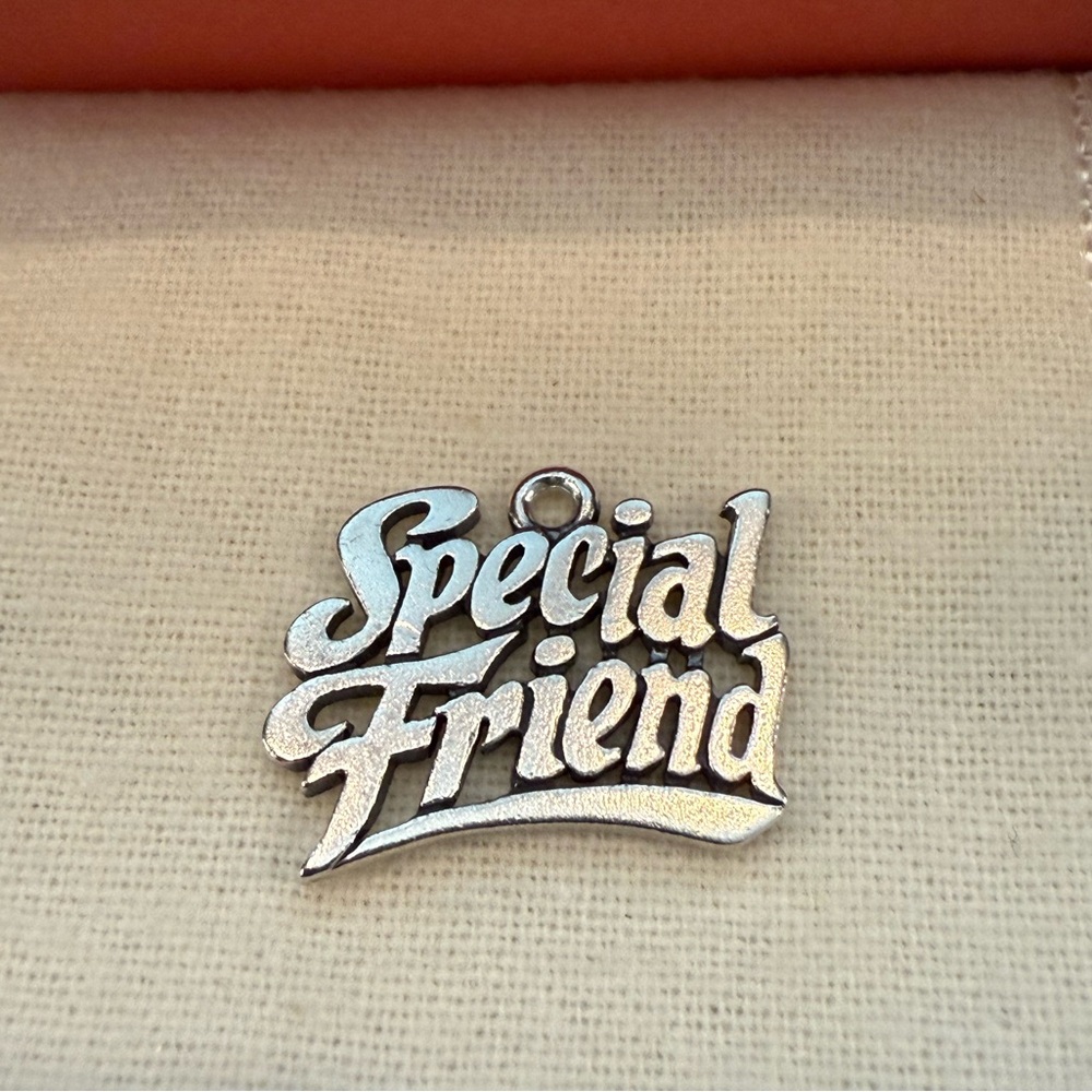 James Avery Retired Sterling Silver Special Friend Charm